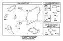 Part Location Diagram of 498260 Briggs and Stratton Carburetor Overhaul Kit